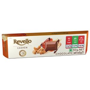 Revello Cashew Chocolate Bar 50g