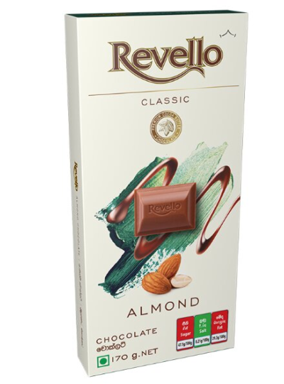 Revello Almond Chocolate 100g - Image 2