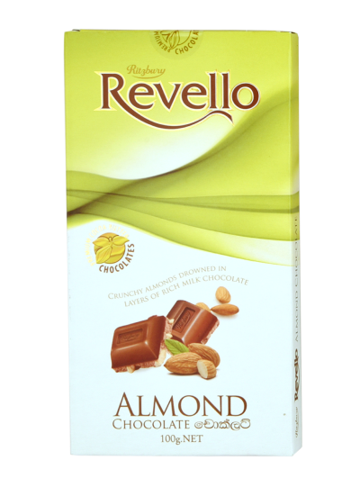 Revello Almond Chocolate 100g