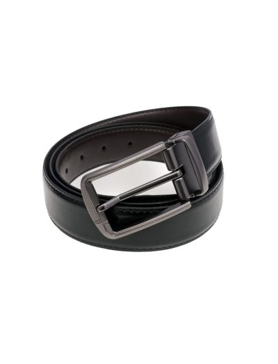 Double Side Men's Classic Black Belt