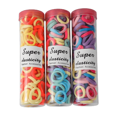 100Pcs Girl Hair Ties Set