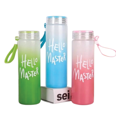 Hello Master Frosted Water Bottle 480ml