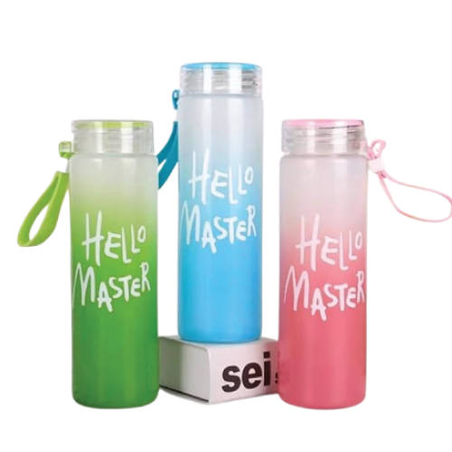 Hello Master Frosted Water Bottle 480ml