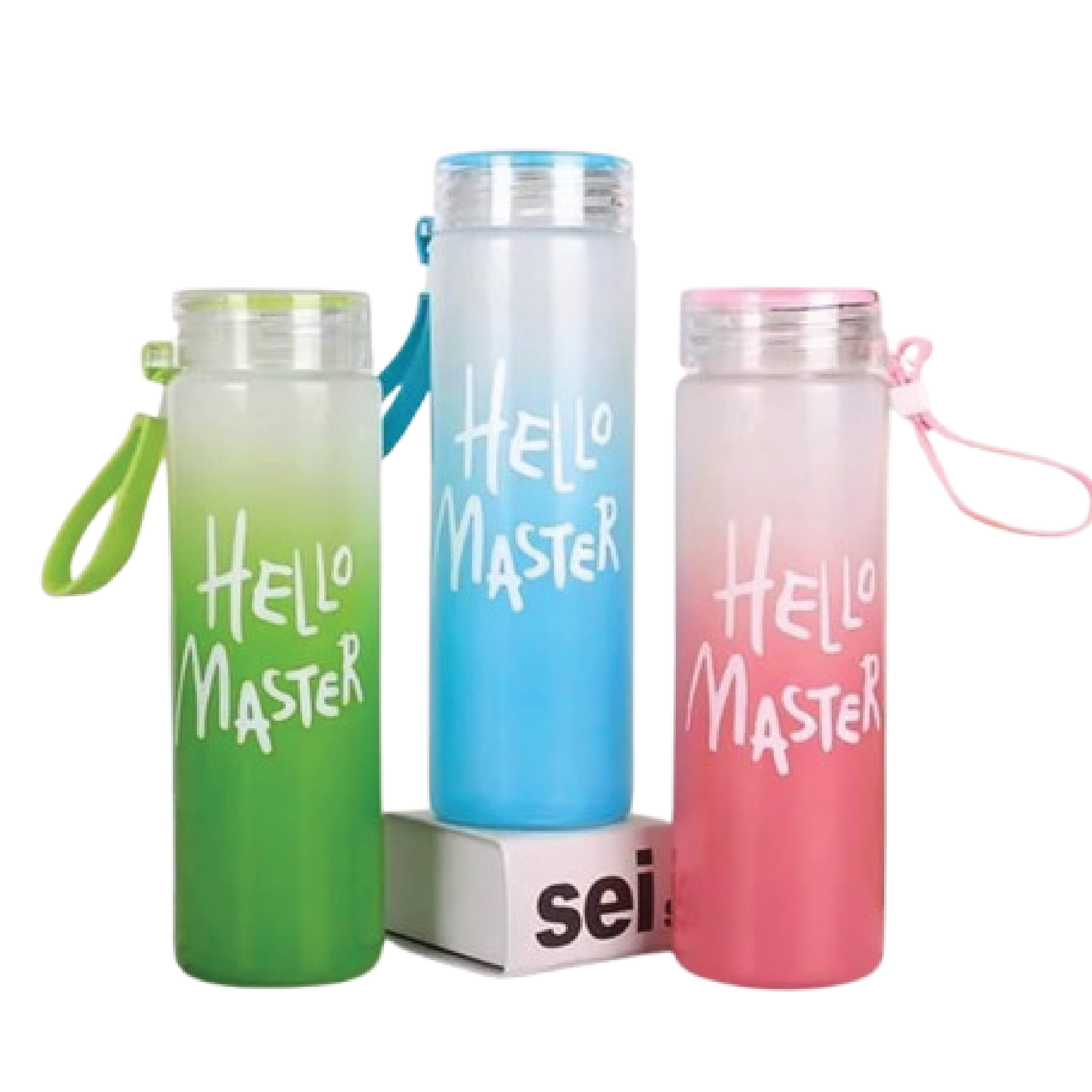Hello Master Frosted Water Bottle 480ml