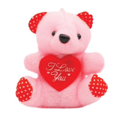 I Love You Teddy Bear Keyring - Image 3