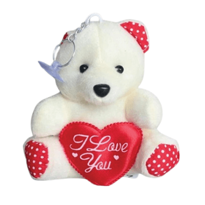 I Love You Teddy Bear Keyring - Image 4