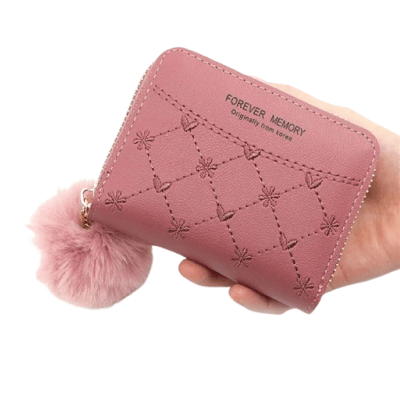 Embroidered Leather Wallet for Women - Image 3