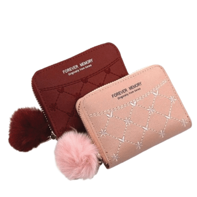 Embroidered Leather Wallet for Women - Image 2