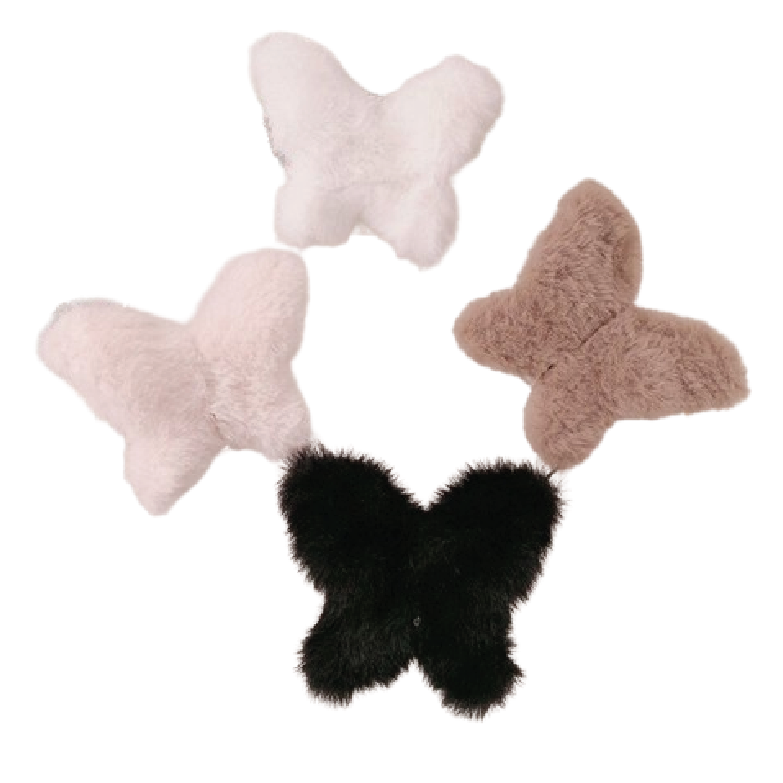 Fluffy Butterfly Hair Clamp Collection